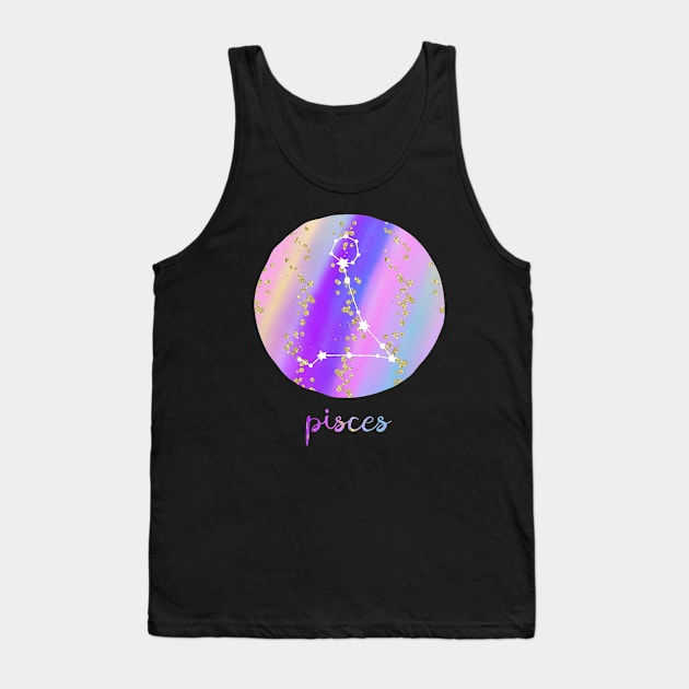 Pisces sign Tank Top by tortagialla